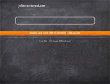 Tablet Screenshot of joliesrestaurant.com